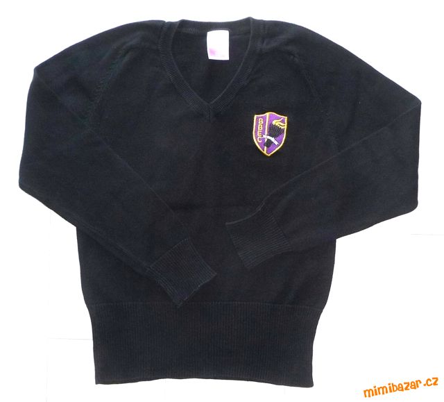 Dívčí černý svetr