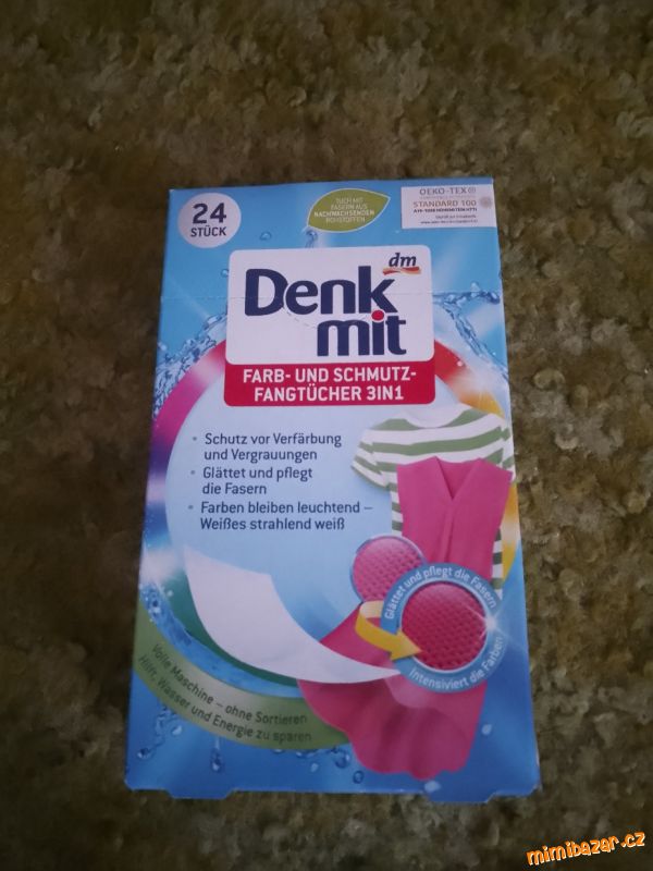 Ubrousky proti zabarvení prádla