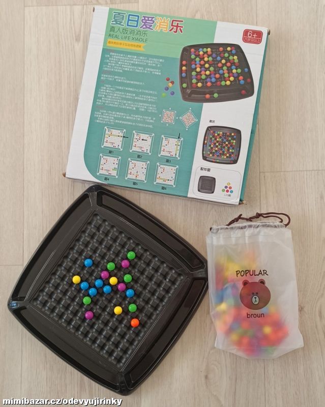 Kuličková hra 120 kuliček něco jako piškvorky