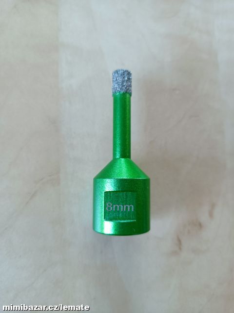 DIAMANTOVÁ korunka pro vrtání dlažby pr. 8 mm