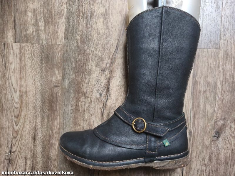 Luxusní kožené kozačky El Naturalista v.40