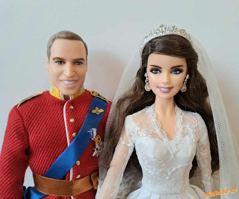 Na prodej sberatelska Barbie a Ken William & Cathe