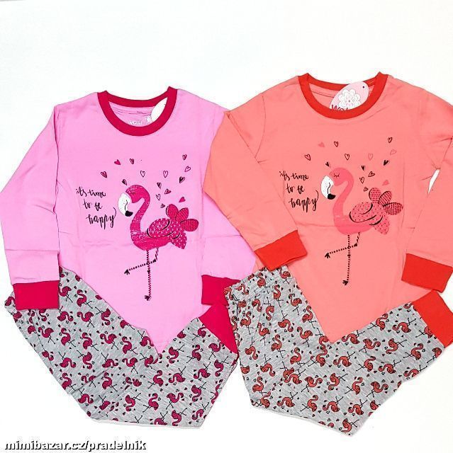 Dívčí bavlněné pyžamo Wolf ve vel.98 až 128