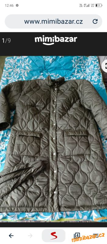 Dámský prošívaný kabát Bonprix -vel.50