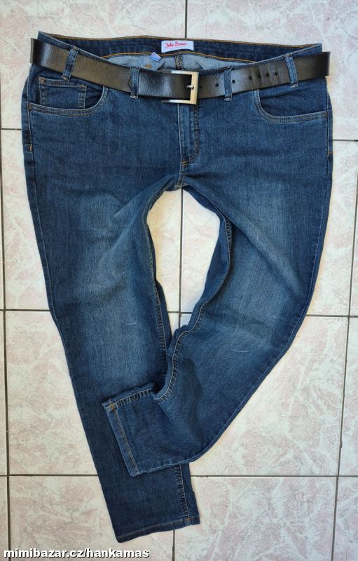 Pružné džíny JOHN BANER-46-48(48)