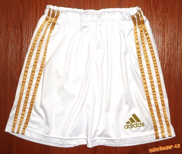 Bílé sportovní funkční kraťasy ADIDAS, vel.152-164