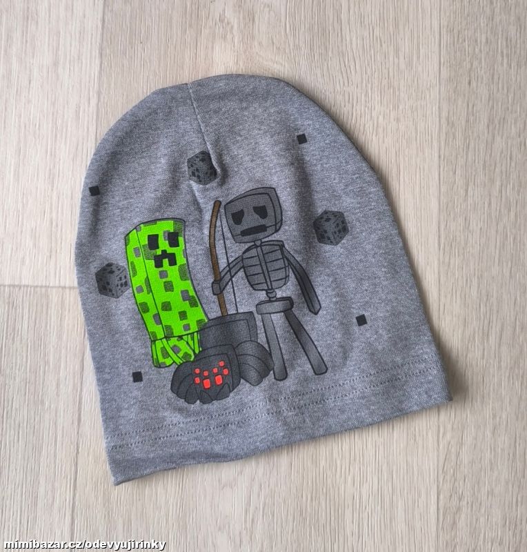 Jarní čepice Minecraft NOVÁ
