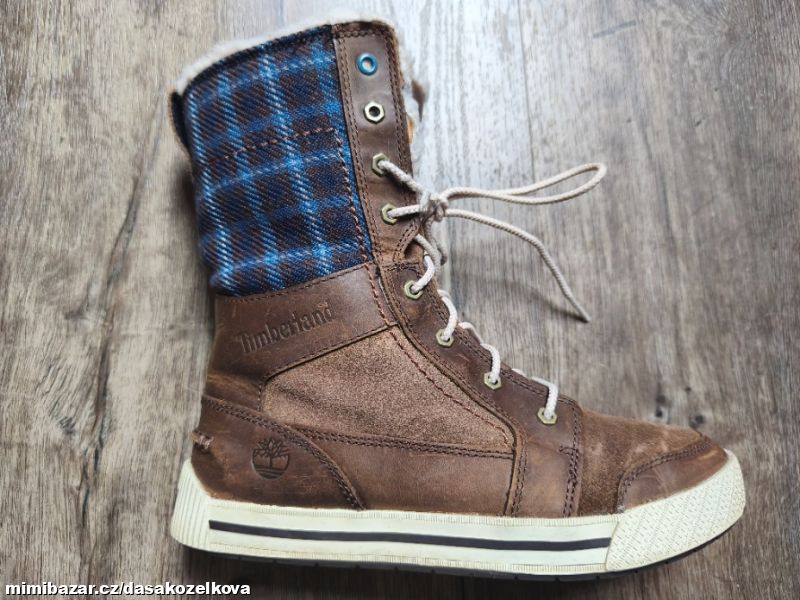 Skvělé kožené boty TIMBERLAND v.38