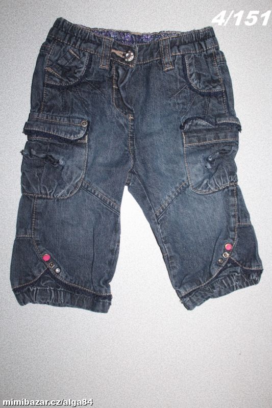 DÍVČÍ RIFLOVÉ KALHOTY-4/151