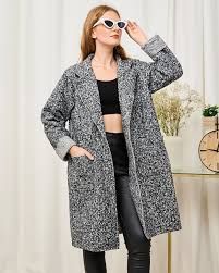 PŘEKRÁSNÝÝÝ LUXUSNÍ PODZIM.TEPLÝ KABÁT 44-46