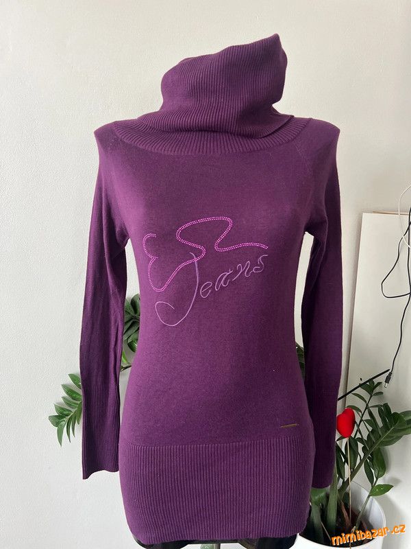 Delší rolák s kašmírem 5%