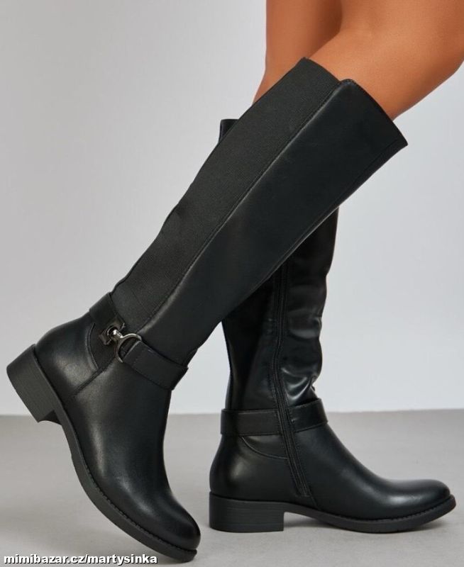 Vysoké kozačky i pro široké lýtko ZIMA 2025