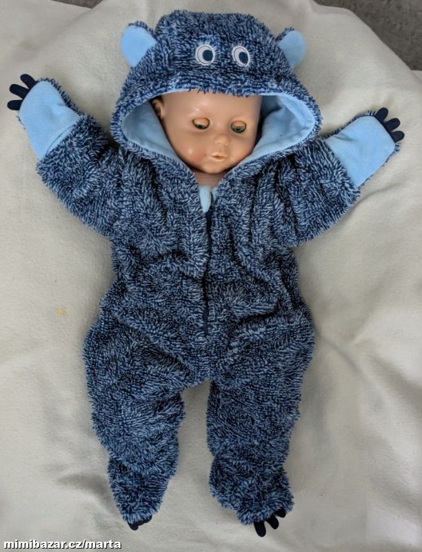 Chlupatý overal - kombinéza