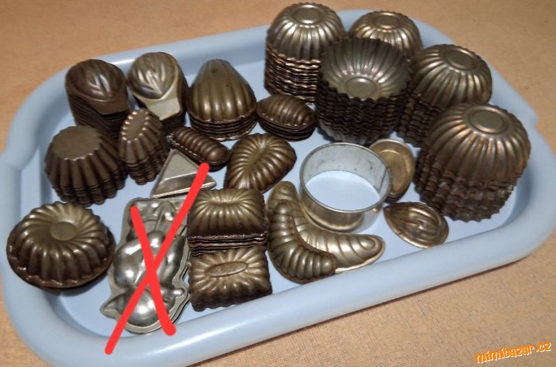 Retro formičky na vánoční cukroví 184ks