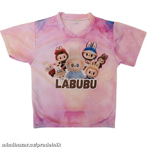 Dres LABUBU růžový a modrý