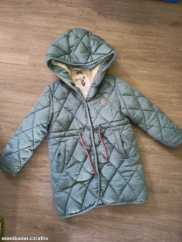 Teplý kabátek s kožešinkou