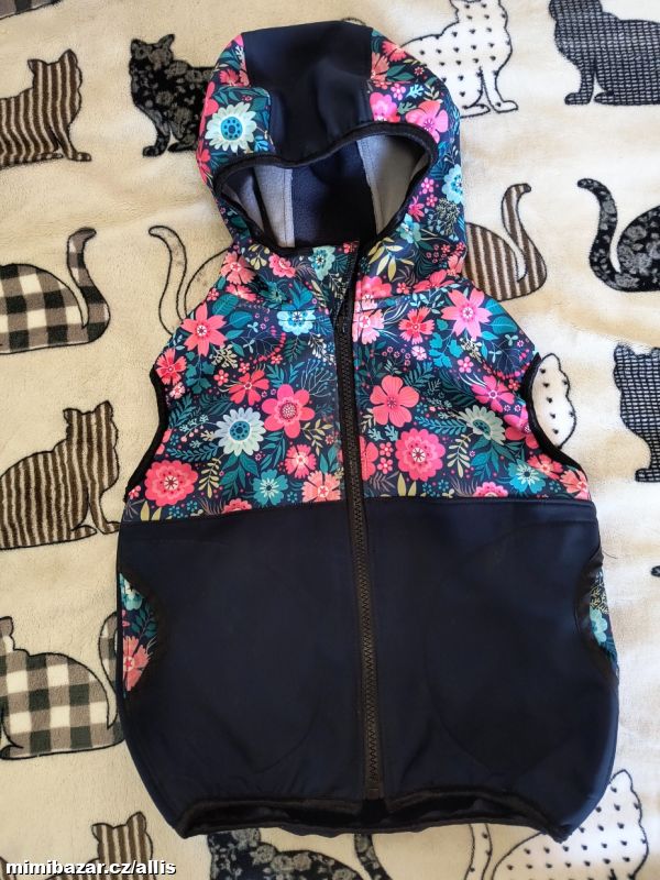 Softshellová vesta 98/104