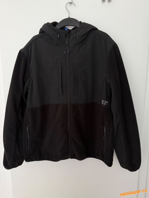 Zateplena fleesová mikina - bunda H&M XL