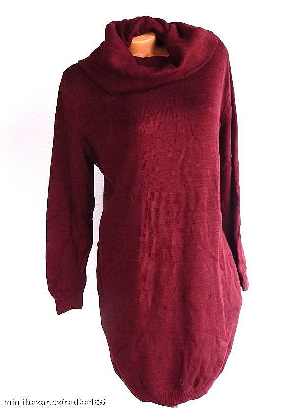 Teplé svetrové šaty vel.48/50