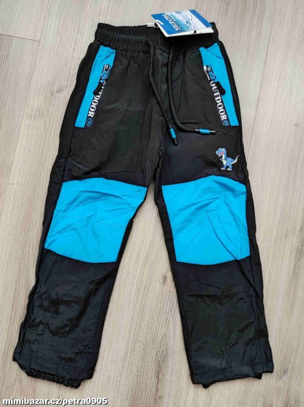 Zimní šusťákové kalhoty 116