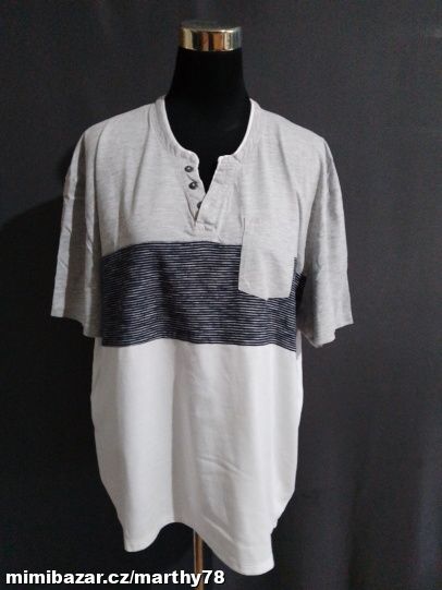 *** KRÁSNÉ PÁNSKÉ TRIKO S KNOFLÍKAMA, VEL.XXL ***