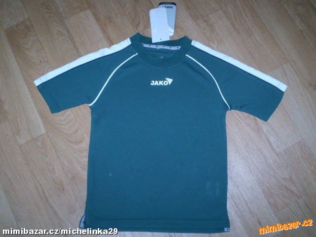 Tričko - dres tmavě zelený značky JAKO, vel.XXS