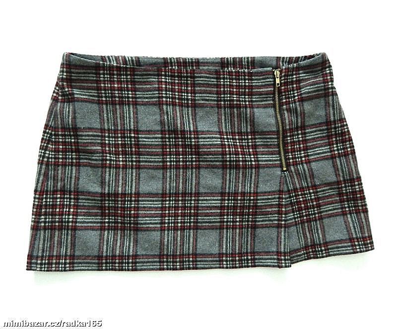 Teplá vlněná sukně vel.48 ...outlet