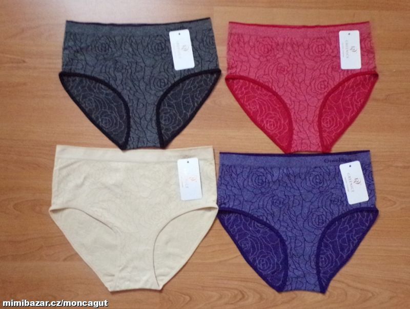 Spodní kalhotky dámské vyšší bezešvé