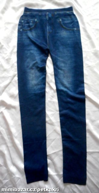 dámské legíny efekt džínů měřte