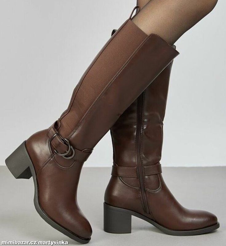 Vysoké kozačky i pro široké lýtko ZIMA 2025