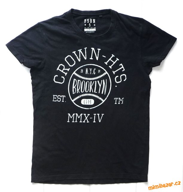 Černé chlapecké tričko