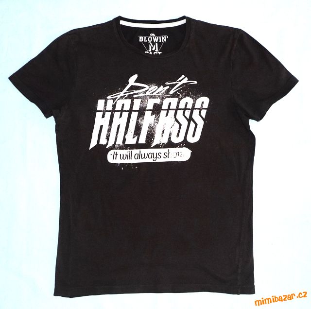 Hnědé bavlněné tričko