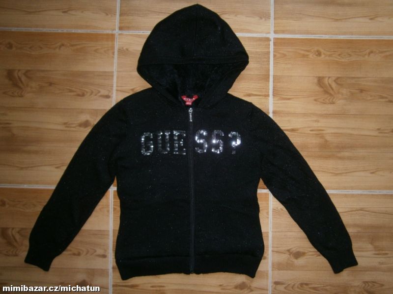 Dívčí bundička s kapucí značky GUESS, vel.6/7let