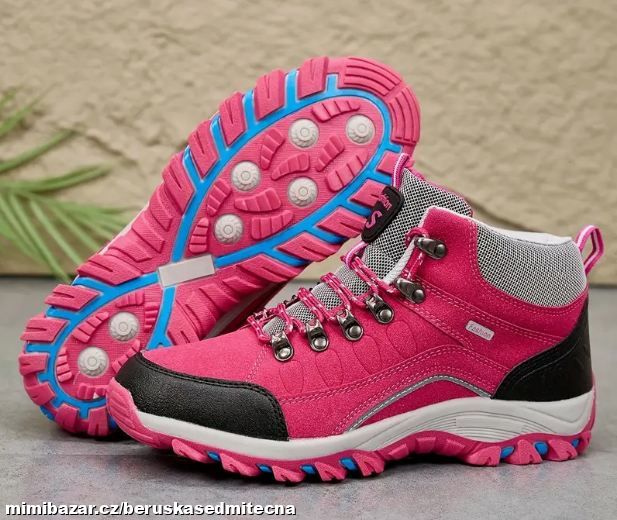 B2 Turistické boty - růžové vel.37