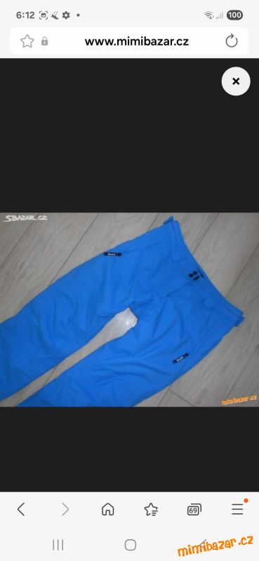 Dámské lyžařské/SNB kalhoty v.M