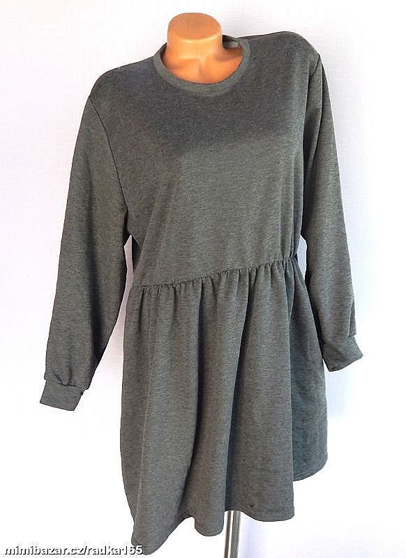 Tepláková šato tunika vel.46/48