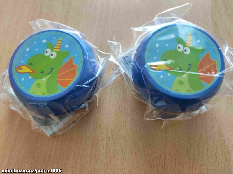 Dřevěné jojo dráček 2x