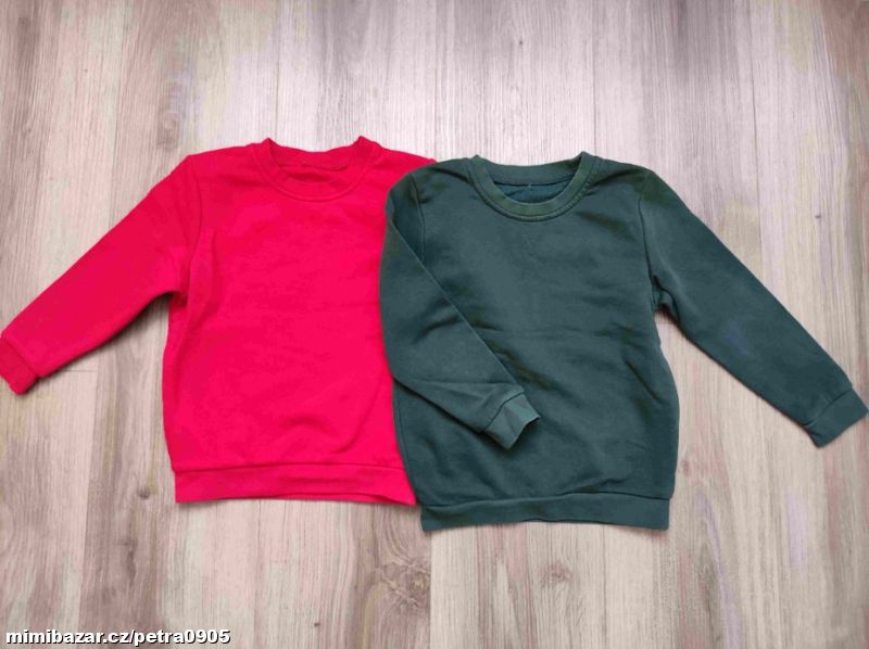 2x Chlapecká mikina vel. 104/110