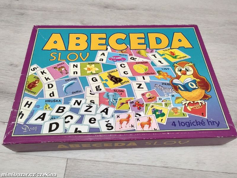 Abeceda - stolní hra (4 logické hry)