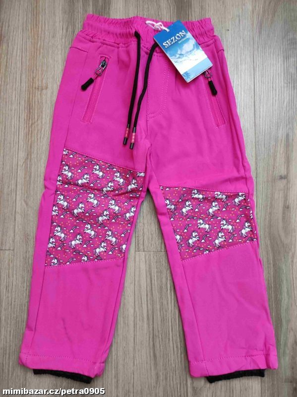 Softshellové zimní kalhoty 104