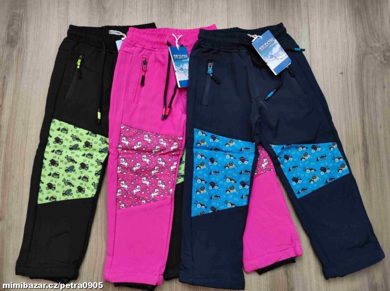 Softshellové zimní kalhoty 116