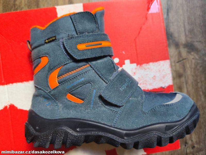 Oranžovomodré sněhule SUPERFIT HUSKY 2 v.38M