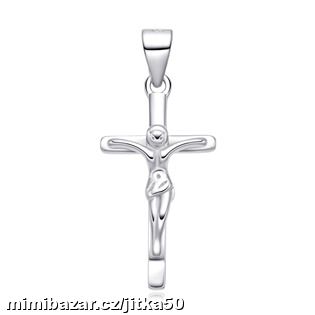 Stříbrný přívěšek kříž s Ježíšem