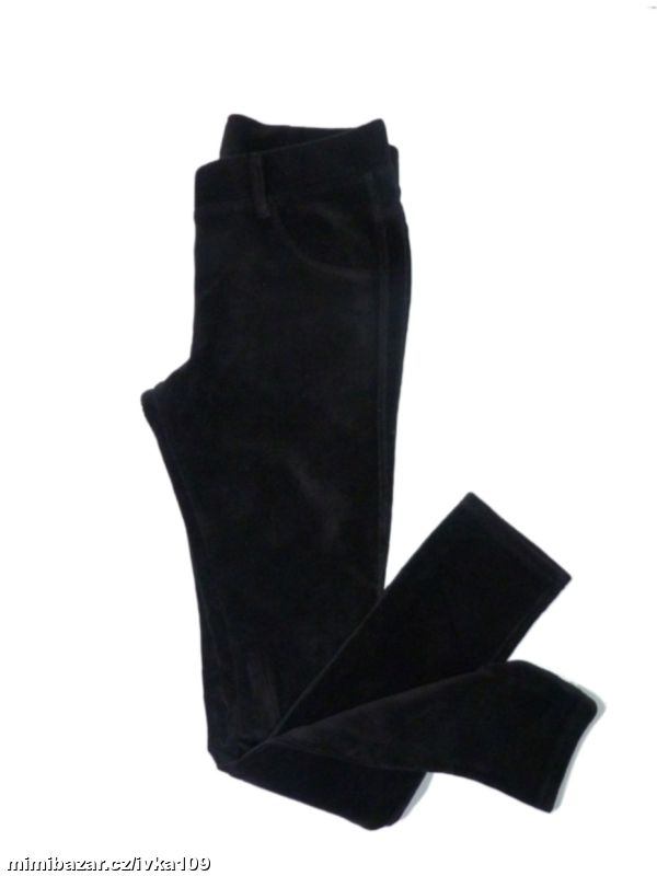 Benetton velurové kalhoty vel. 152/XL