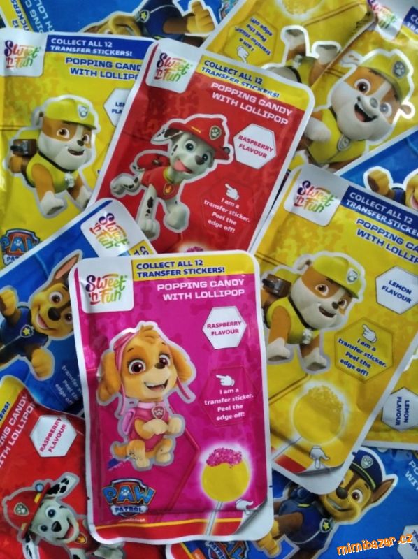 Tlapková patrola: lízátko, prásk prášek a nálepka