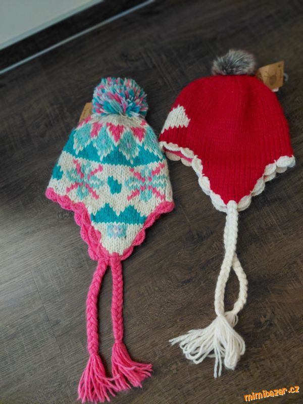 Krásná zimní čepice Next 7/10let -NOVÁ