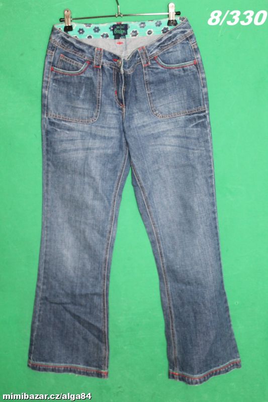 DÍVČÍ RIFLOVÉ KALHOTY-8/330