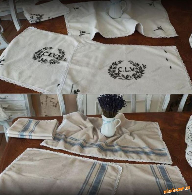 4x dečka + středová dečka + 4x podsedák