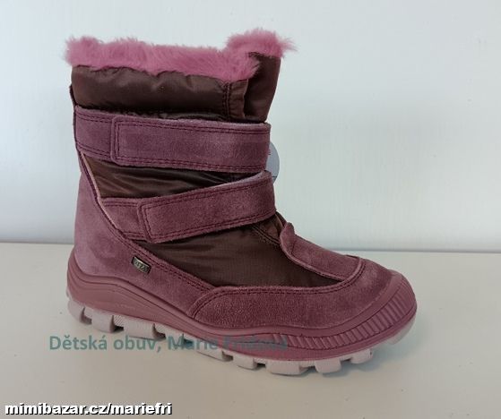 Zimní obuv s membránou Santé IC/880938 vino