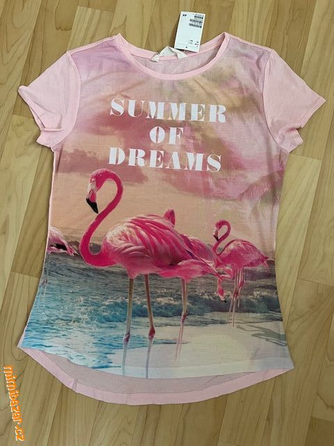 Tričko s plameňáky